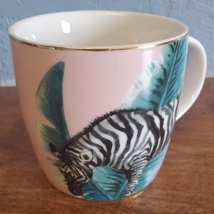 Grace Teaware Finecasa Zebra 12oz Tea / Coffee Mug